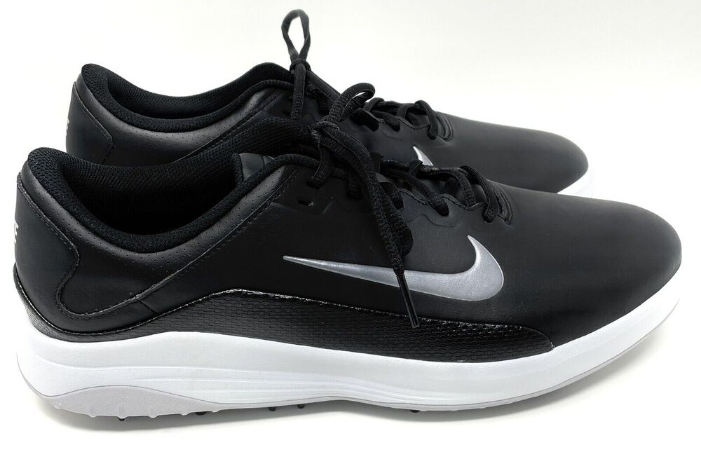 Nike Vapor Spikeless Black Grey Golf Shoes Fitsole Mens Sz 12 AQ2302-001 NO BOX